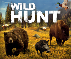 Verschiedene Tier aus der Jagdsimulation Wild Hunt